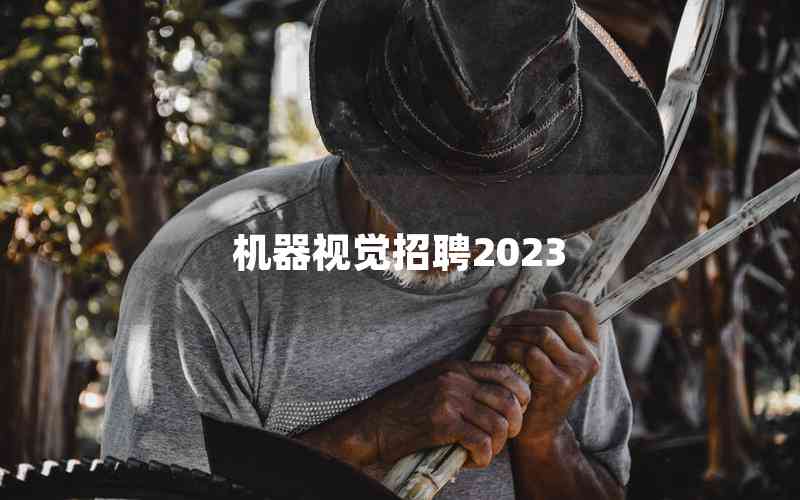 机器视觉招聘2023