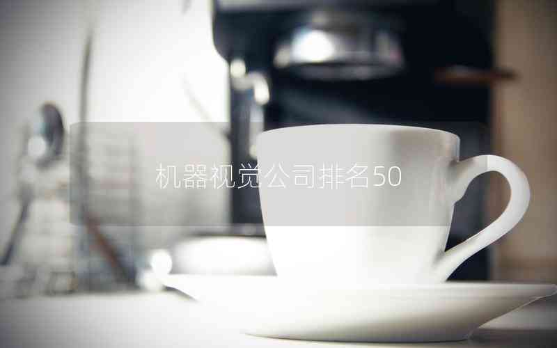 机器视觉公司排名50